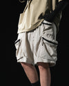 S24 / C-03-S  Crescent Multi-pocket Shorts (Smoke Grey)