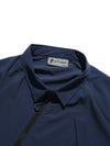 S24  / 14 —  ST-03  Diagonal Sukkiri Shirt  (Aegean Blue)