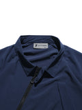 S24  / 14 —  ST-03  Diagonal Sukkiri Shirt  (Aegean Blue)