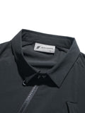 S24  / 14 —  ST-03  Diagonal Sukkiri Shirt  (Black)