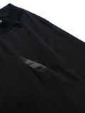 S24  / C-03-T1   Crescent Oversized T-shirt  (Black)