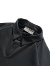 S24  / C-03-T3   Crescent Polo Shirt  (Black)