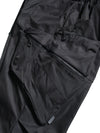 A24-P-02 Trapezoid Magnetic Arc Wide Pants (Black)