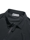 S24  / 14 —  ST-03  Diagonal Sukkiri Shirt  (Black)