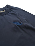 S24  / C-03-T1   Crescent Oversized T-shirt  (Navy)