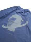 S24  / C-03-T2  Crescent Graphic T-shirt  (Stone Blue)