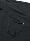 S24  / 14 —  ST-03  Diagonal Sukkiri Shirt  (Black)