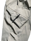 A24-P-02 Trapezoid Magnetic Arc Wide Pants (Wood Khaki)