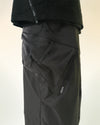 A24-P-02 Trapezoid Magnetic Arc Wide Pants (Black)