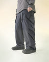 A24-P-02 Trapezoid Magnetic Arc Wide Pants (Anchor Navy)