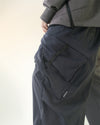 A24-P-02 Trapezoid Magnetic Arc Wide Pants (Anchor Navy)