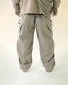 A24-P-02 Trapezoid Magnetic Arc Wide Pants (Wood Khaki)