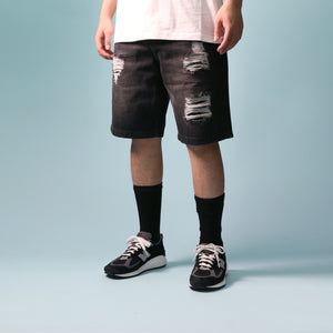 S015 Denim Short (Black)